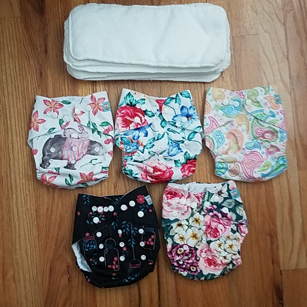 Alva Baby pocket diapers with inserts